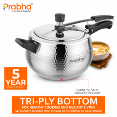 ELEGANT S.S. IB PRESSURE COOKER HAMMERED