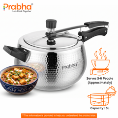 ELEGANT S.S. IB PRESSURE COOKER HAMMERED