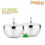 Load image into Gallery viewer, Classic Double Wall Plain Serving Bowl, 2 Pcs - 1000ml