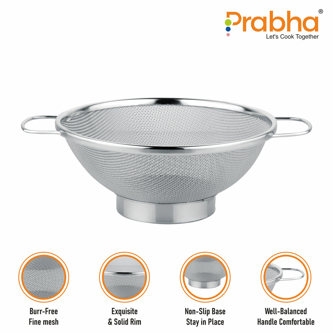 Stainless Steel Colander Basket With Multi Sizes