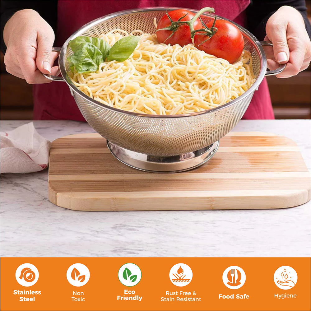 Stainless Steel Colander Basket With Multi Sizes