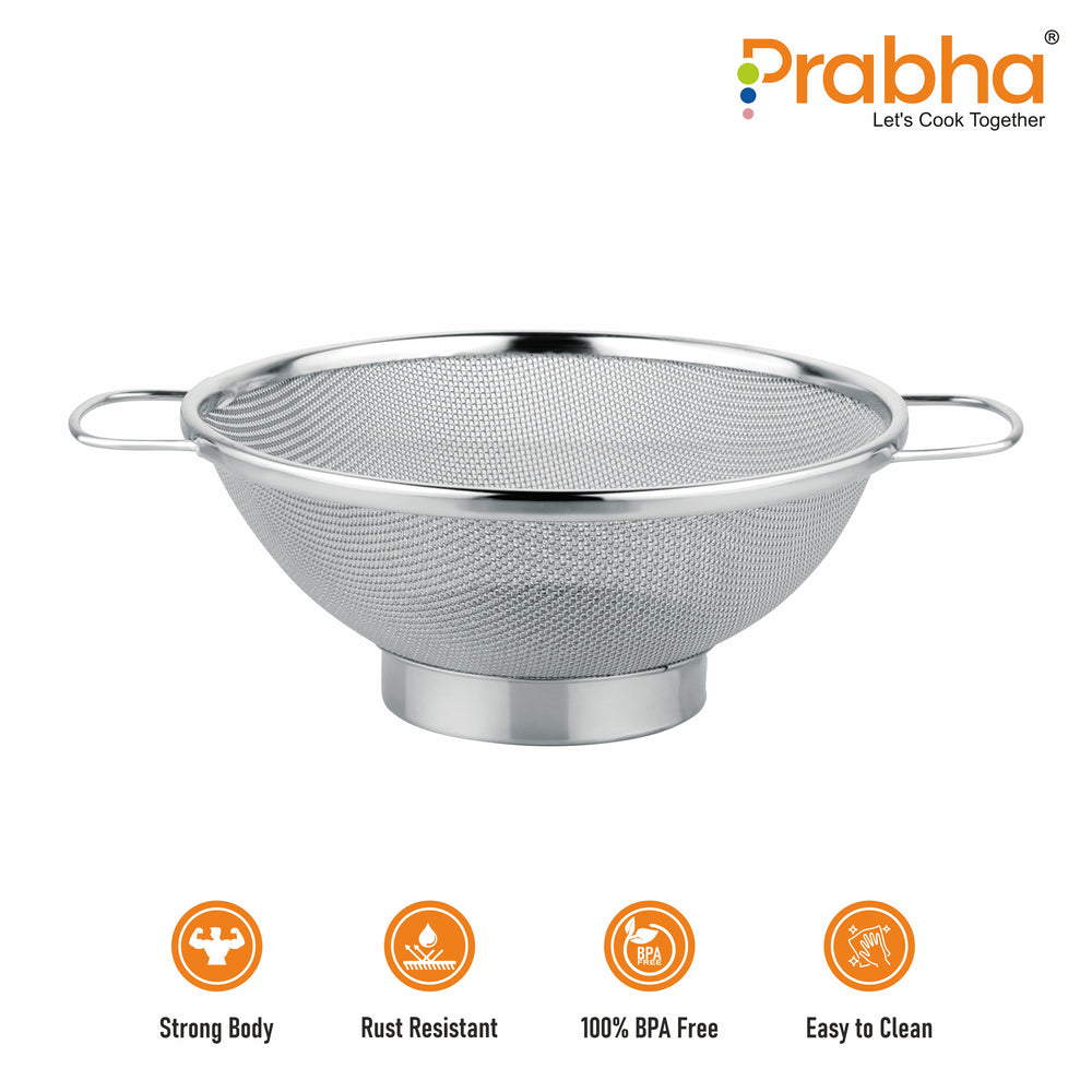 Stainless Steel Colander Basket With Multi Sizes