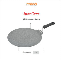 Stella Nonstick Coating Smart Tawa - Compatible with Induction & Gas Stove