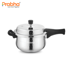 Swift Stainless Steel IB Outer Lid Pressure Cooker Hammered