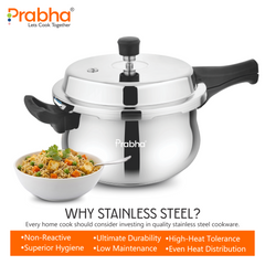 Swift Stainless Steel IB Outer Lid Pressure Cooker