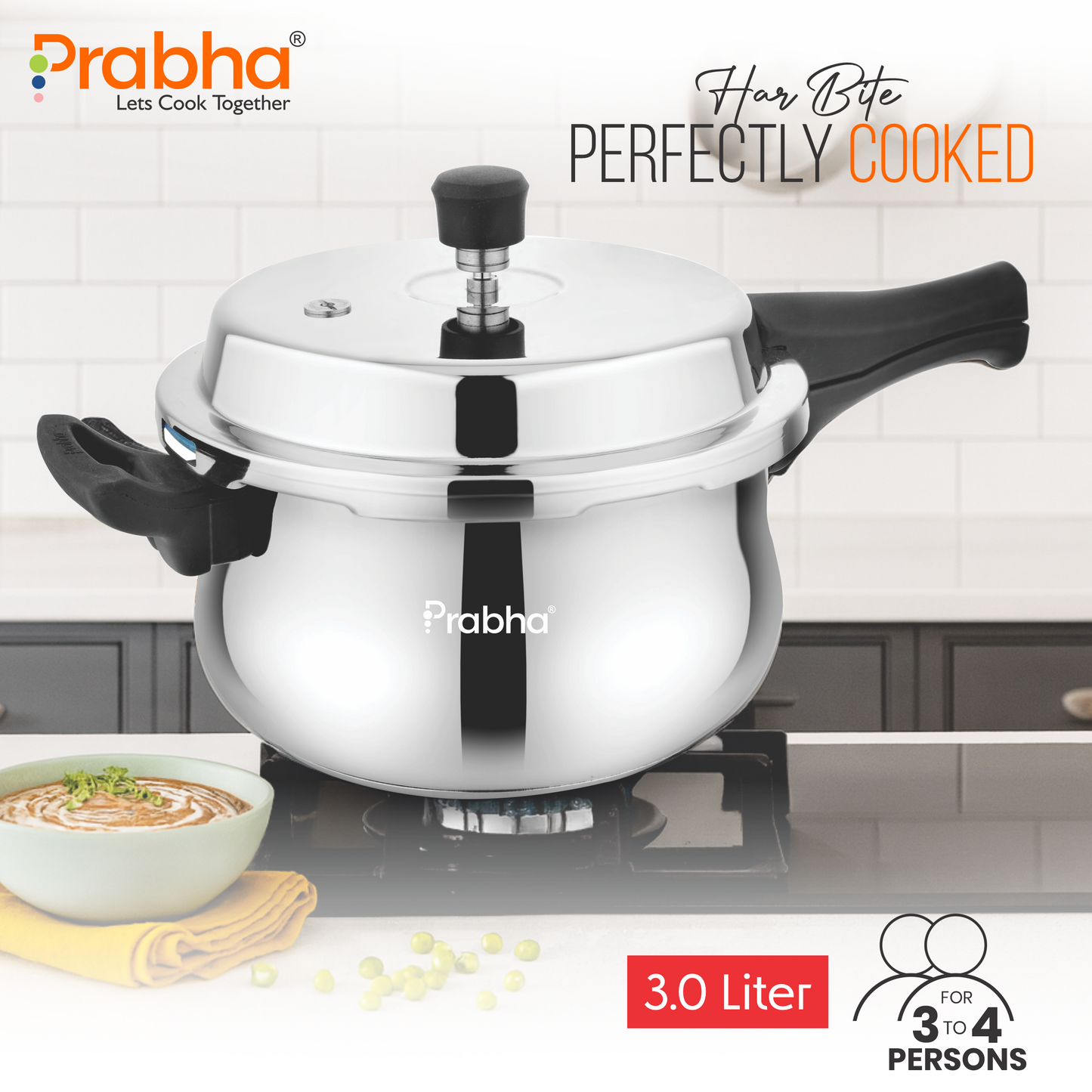 Swift Stainless Steel IB Outer Lid Pressure Cooker