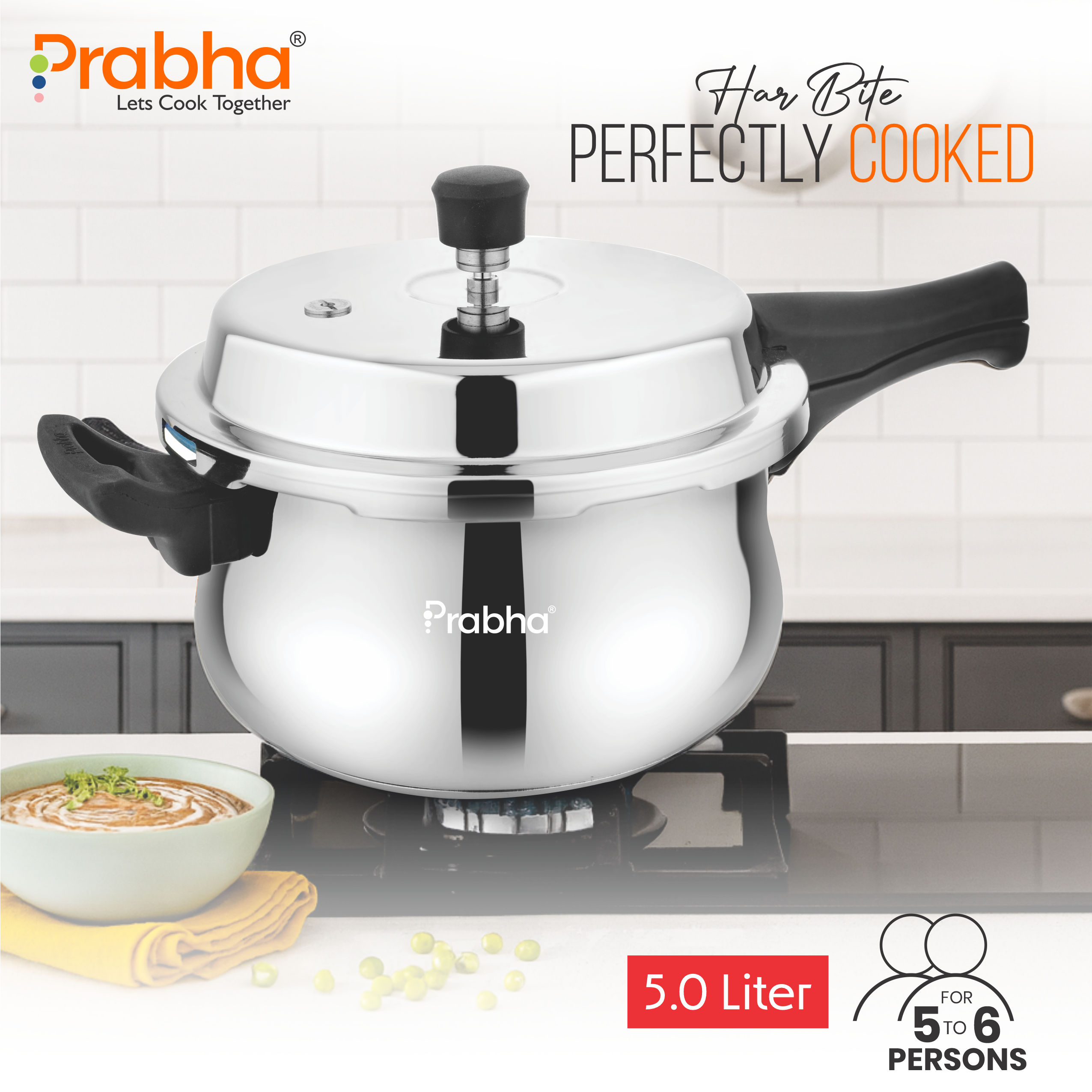 Swift Stainless Steel IB Outer Lid Pressure Cooker