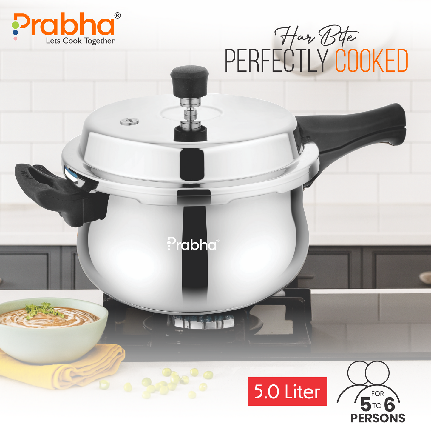 Swift Stainless Steel IB Outer Lid Pressure Cooker