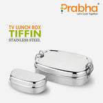 गैलरी व्यूवर में इमेज लोड करें, Stainless Steel Tv Lunch Box, Leakproof Containers for Adults
