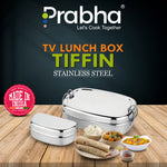 गैलरी व्यूवर में इमेज लोड करें, Stainless Steel Tv Lunch Box, Leakproof Containers for Adults
