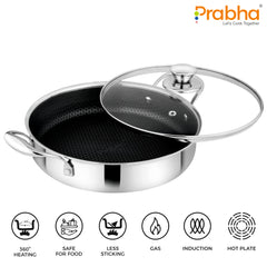 Triply Hexa Cube Saute Pan With Lid