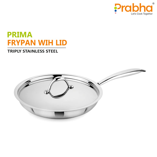 Prima Triply Frypan With Lid
