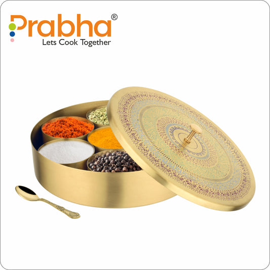 Ultima Brass Spice Box