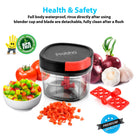 Veg Food Chopper and Mixer with Stainless Steel Blades