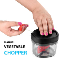 Veg Food Chopper and Mixer with Stainless Steel Blades