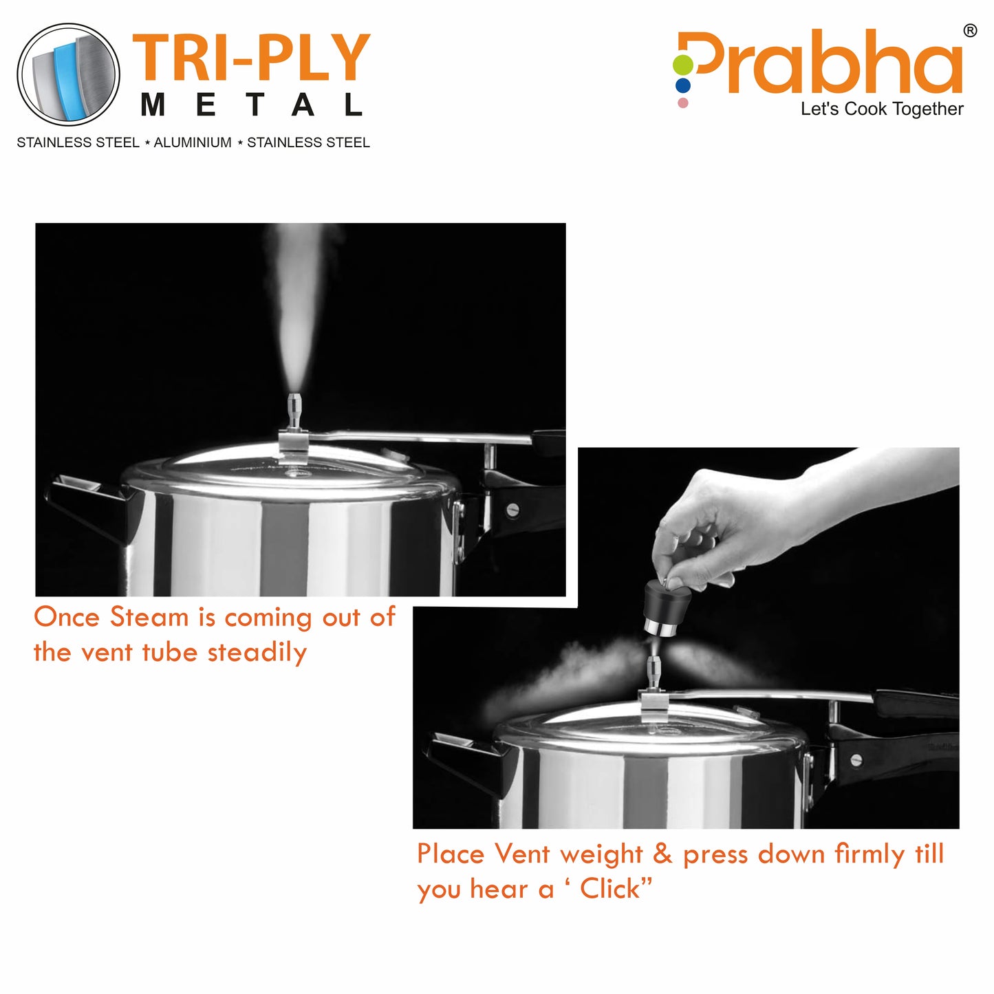 Triply Pressure Cooker Vent Weight