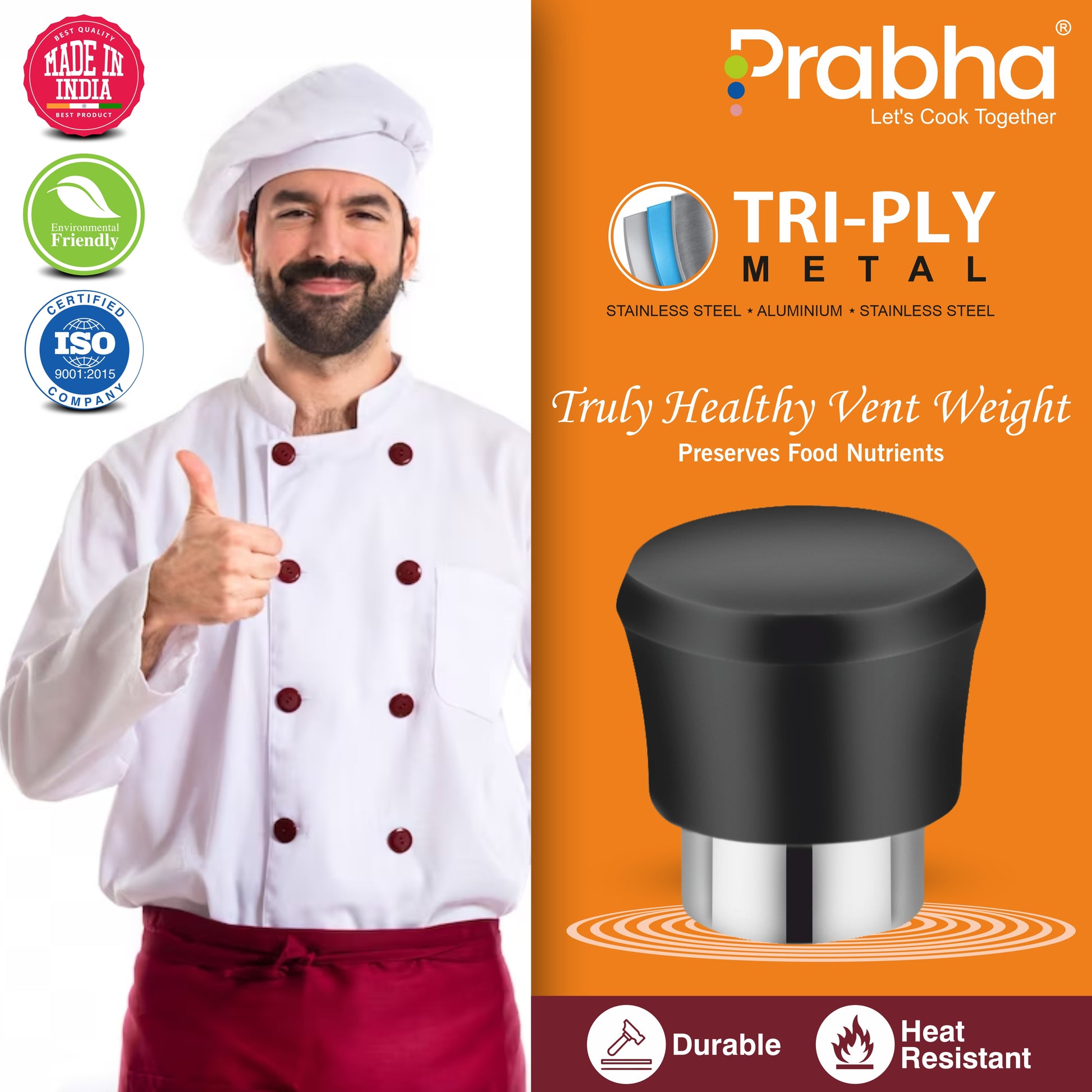 Triply Pressure Cooker Vent Weight
