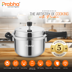 Vista Stainless Steel IB Outer Lid Pressure Cooker