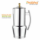 Stainless Steel Wave Water Jug for Home & Kitchen