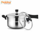 Triply Whizz Plus Pressure Cooker With Steel & Glass Lid