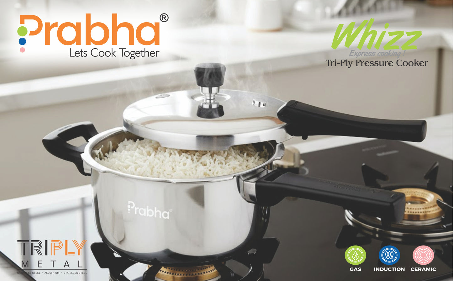 Triply Whizz Pressure Cooker