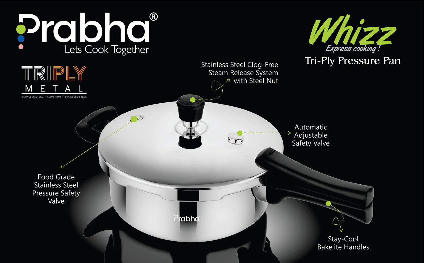 Triply Whizz Pressure Pan