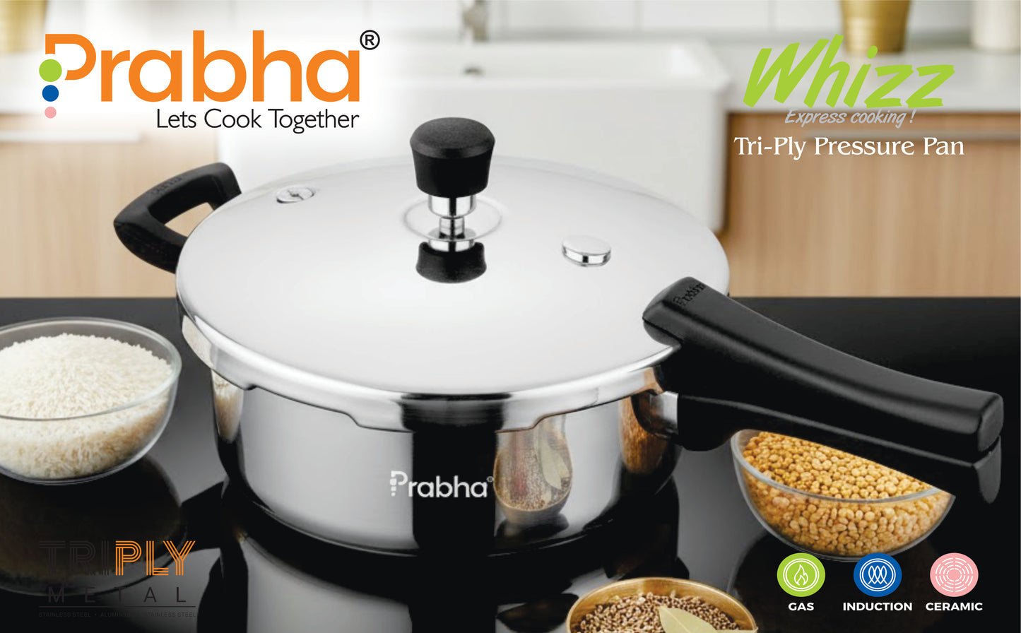 Triply Whizz Pressure Pan