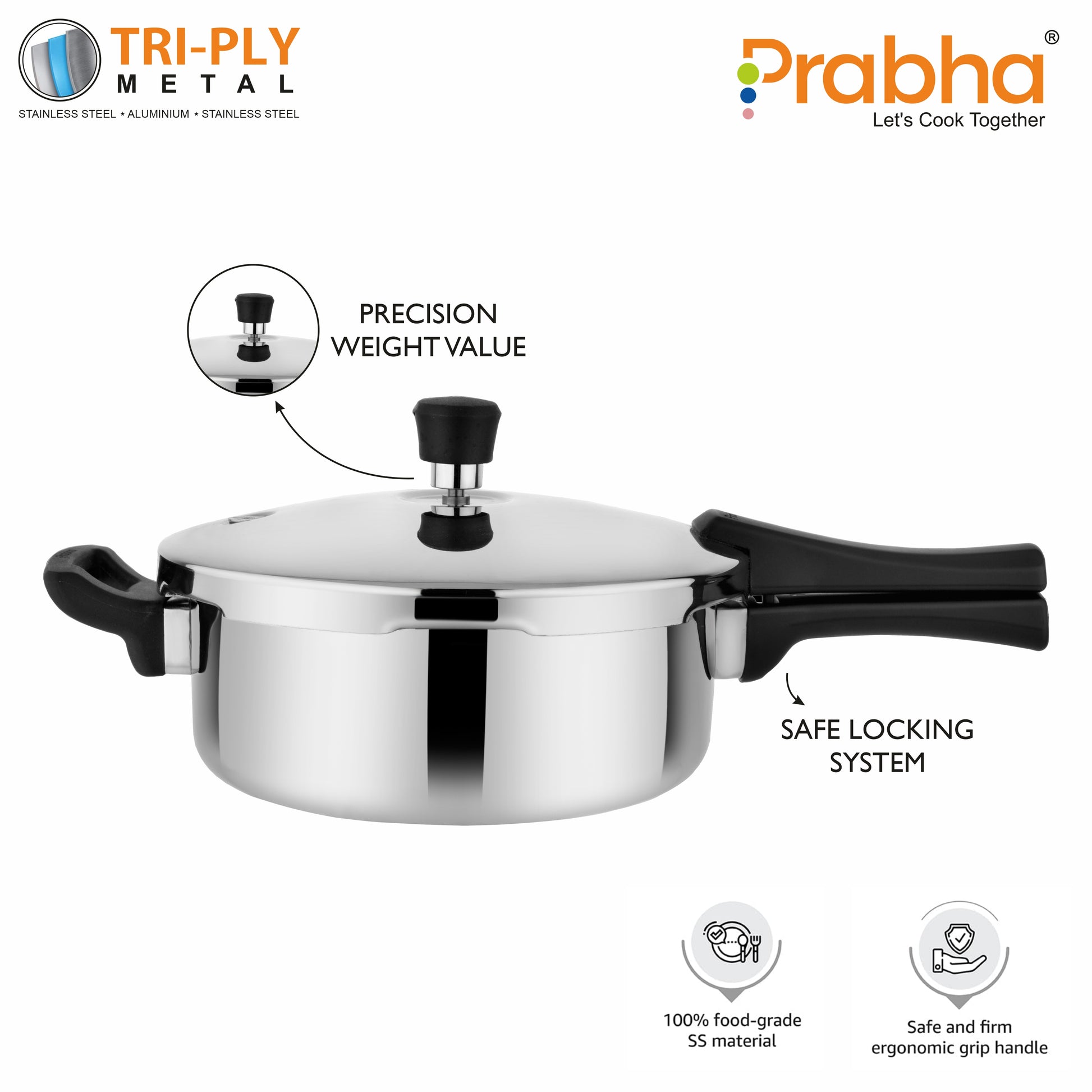 Triply Whizz Pressure Pan