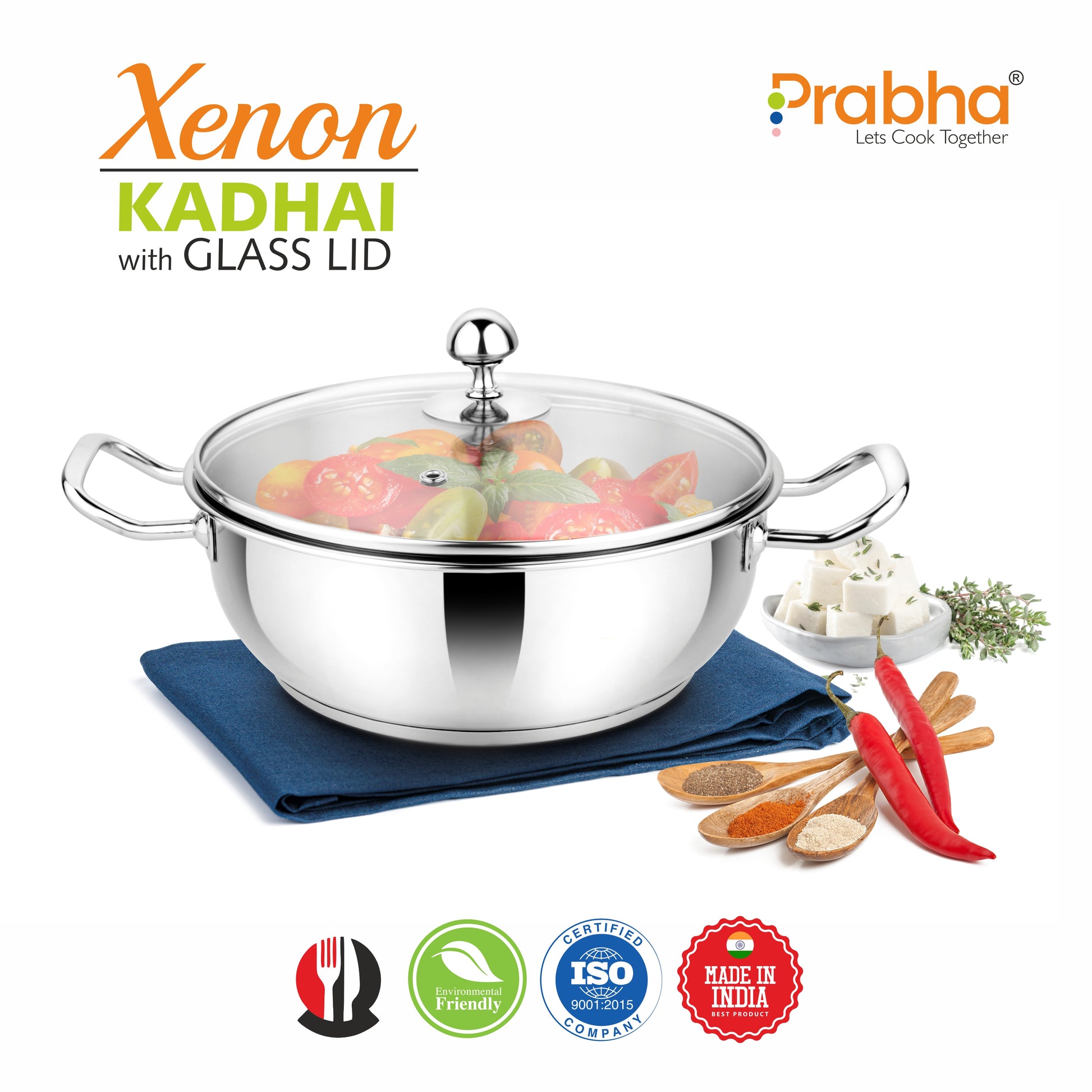 Xenon IB Kadhai with Lid