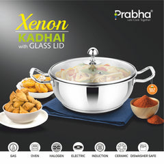 Xenon IB Kadhai with Lid