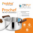 Prochef Casserole With Glass Lid