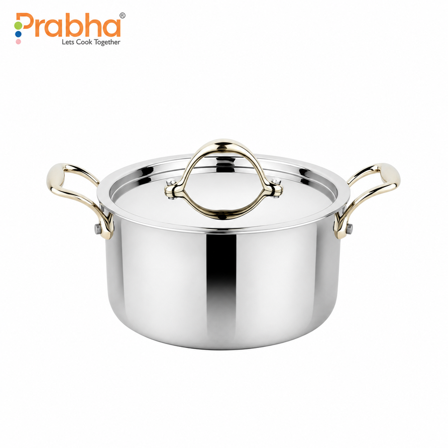 Prima Triply Kalash Casserole With Lid