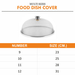 Stainless Steel Food Dish Cover