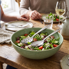 Stainless Steel Serving Spoon Set – Solid & Slotted Serving Spoons (Set of 2)
