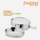 Stainless Steel Oval Food Pack Lunch Box - Prabha