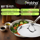 Prima Triply Frypan With Lid