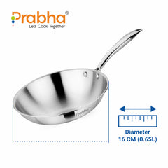 Prima Triply Frypan Without Lid
