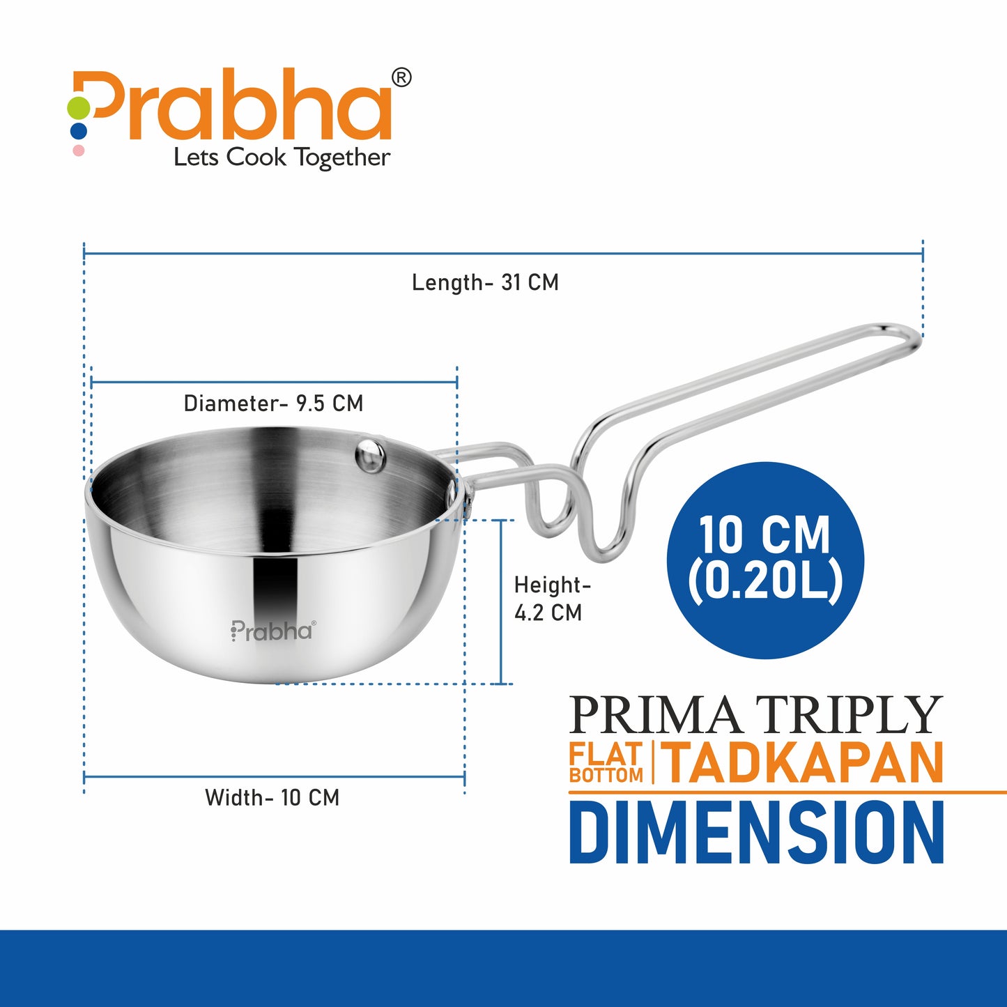 Prima Triply Tadka Pan