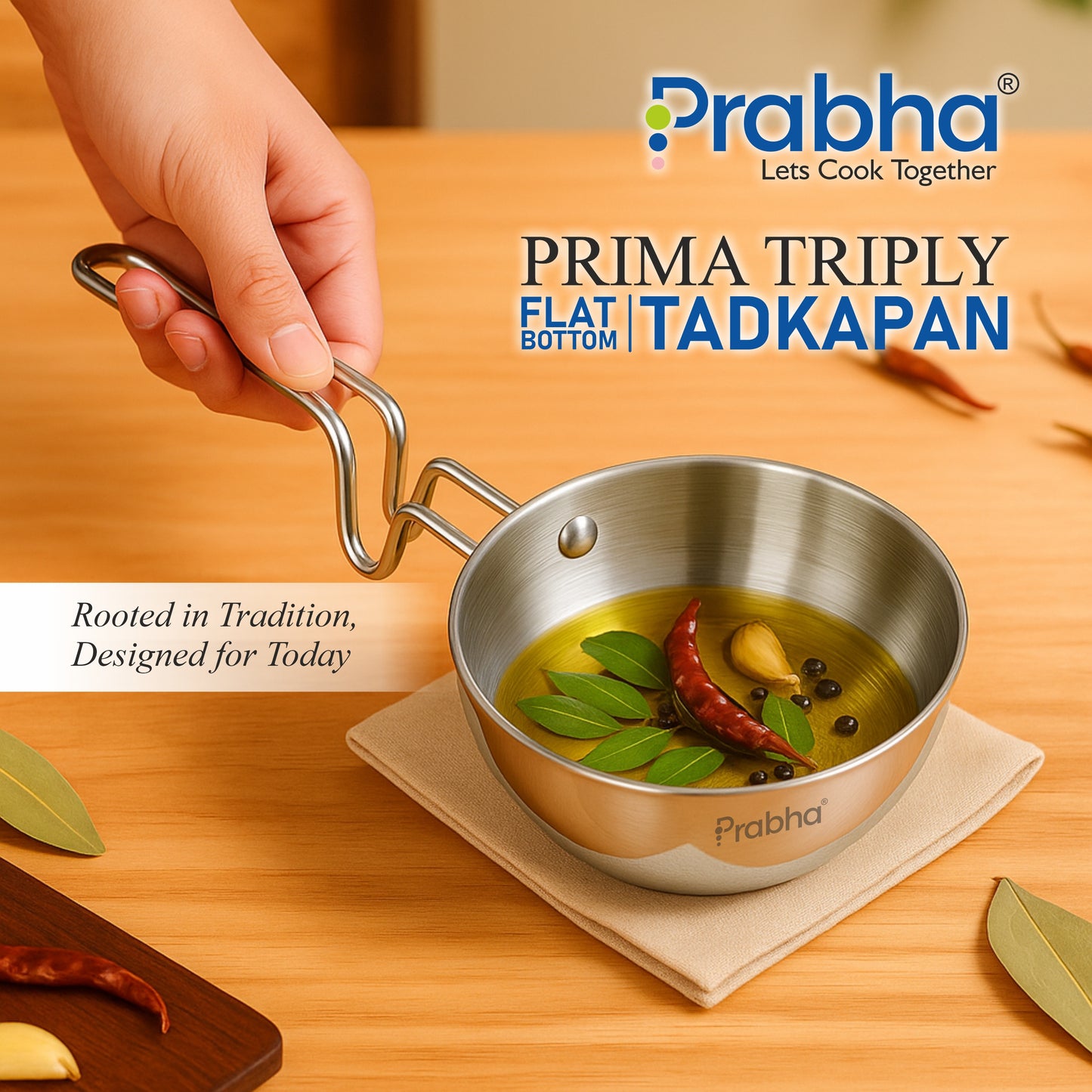 Prima Triply Tadka Pan