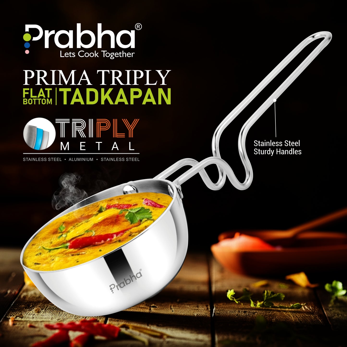 Prima Triply Tadka Pan