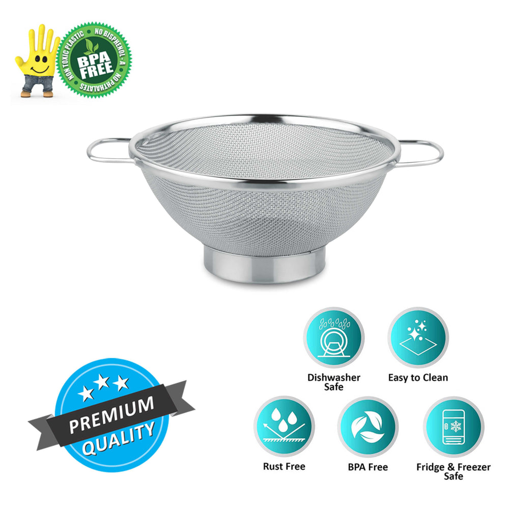 Stainless Steel Colander Basket With Multi Sizes