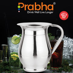 Stainless Steel Supremo Water Jug, 2000ml - Ideal for Home & Kitchen