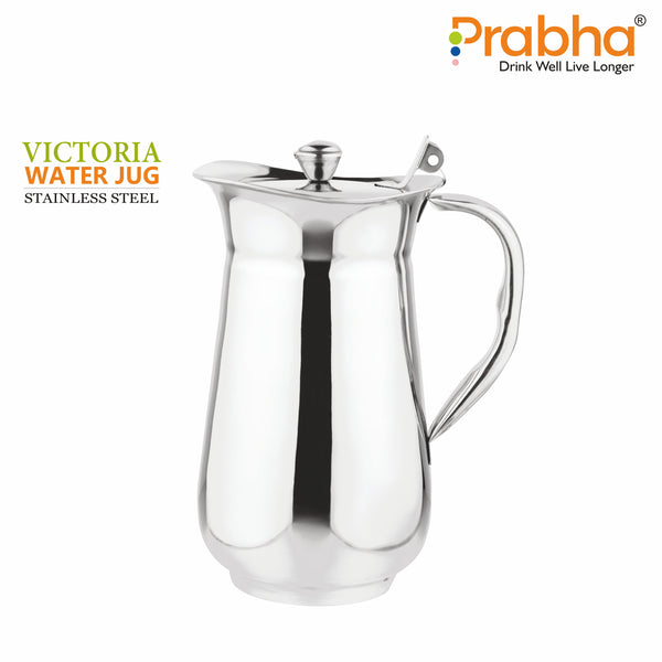 Stainless Steel Victoria Water Jug, 1800ml - Best for Home & Kitchen